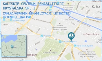 ZAKŁAD/OŚRODEK REHABILITACJI LECZNICZEJ DZIENNEJ - KALISKIE CENTRUM REHABILITACJI KRYSTALSKA SP. J. - ŚRÓDMIEJSKA 34,  KALISZ