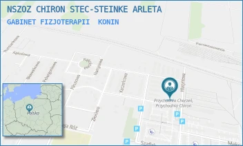GABINET FIZJOTERAPII - NSZOZ CHIRON STEC-STEINKE ARLETA - GOŹDZIKOWA 2,  KONIN