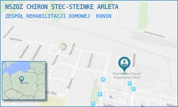 ZESPÓŁ REHABILITACJI DOMOWEJ - NSZOZ CHIRON STEC-STEINKE ARLETA - GOŹDZIKOWA 2,  KONIN