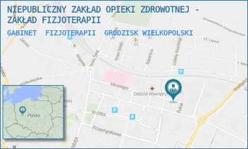 GABINET  FIZJOTERAPII - NIEPUBLICZNY ZAKŁAD OPIEKI ZDROWOTNEJ - ZAKŁAD FIZJOTERAPII - MOSSEGO 25,  GRODZISK WIELKOPOLSKI