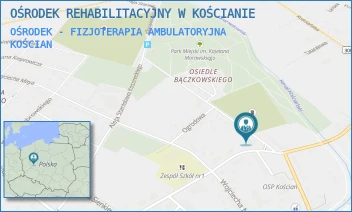 OŚRODEK - FIZJOTERAPIA AMBULATORYJNA - OŚRODEK REHABILITACYJNY W KOŚCIANIE - BĄCZKOWSKIEGO 11/A,  KOŚCIAN