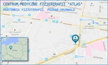 PRACOWNIA FIZJOTERAPII - CENTRUM MEDYCZNE FIZJOTERAPII "ATLAS" - SZYLINGA 1,  POZNAŃ-GRUNWALD