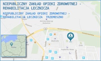 NIEPUBLICZNY ZAKŁAD OPIEKI ZDROWOTNEJ - REHABILITACJA LECZNICZA - NIEPUBLICZNY ZAKŁAD OPIEKI ZDROWOTNEJ - REHABILITACJA LECZNICZA - PIASTOWSKA 11,  TRZEMESZNO