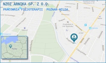 PRACOWNIA FIZJOTERAPII - NZOZ ARNIKA SP. Z O.O. - OPOLSKA 58,  POZNAŃ-WILDA