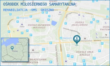 REHABILIATCJA -OMS - OŚRODEK MIŁOSIERNEGO SAMARYTANINA - ORŁA BIAŁEGO 20,  GNIEZNO