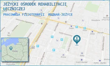 PRACOWNIA FIZJOTERAPII - JEŻYCKI OŚRODEK REHABILITACJI LECZNICZEJ - GALLA ANONIMA 2 D,  POZNAŃ-JEŻYCE
