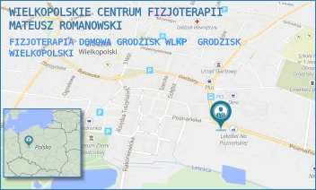 FIZJOTERAPIA DOMOWA GRODZISK WLKP - WIELKOPOLSKIE CENTRUM FIZJOTERAPII MATEUSZ ROMANOWSKI - POZNAŃSKA 21,  GRODZISK WIELKOPOLSKI