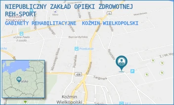 GABINETY REHABILITACYJNE - NIEPUBLICZNY ZAKŁAD OPIEKI ZDROWOTNEJ REH-SPORT - FLORIAŃSKA 21,  KOŹMIN WIELKOPOLSKI