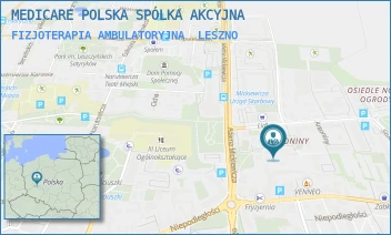 FIZJOTERAPIA AMBULATORYJNA - MEDICARE POLSKA SPÓLKA Z OGRANICZONĄ ODPOWIEDZIALNOŚCIĄ - JANA OSTROROGA 8A,  LESZNO