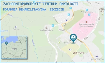 PORADNIA REHABILITACYJNA - ZACHODNIOPOMORSKIE CENTRUM ONKOLOGII - STRZAŁOWSKA 27,  SZCZECIN