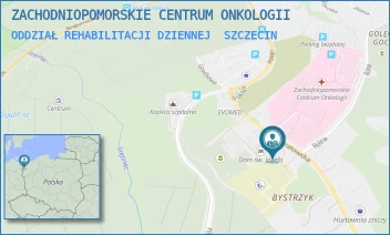 ODDZIAŁ REHABILITACJI DZIENNEJ - ZACHODNIOPOMORSKIE CENTRUM ONKOLOGII - STRZAŁOWSKA 27,  SZCZECIN