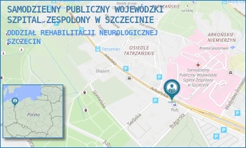 ODDZIAŁ REHABILITACJI NEUROLOGICZNEJ - SAMODZIELNY PUBLICZNY WOJEWÓDZKI SZPITAL ZESPOLONY W SZCZECINIE - ARKOŃSKA 4,  SZCZECIN