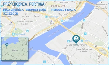 PRZYCHODNIA ENERGETYKÓW - REHABILITACJA - PRZYCHODNIA PORTOWA - ENERGETYKÓW 2,  SZCZECIN