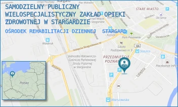OŚRODEK REHABILITACJI DZIENNEJ - SAMODZIELNY PUBLICZNY WIELOSPECJALISTYCZNY ZAKŁAD OPIEKI ZDROWOTNEJ W STARGARDZIE - STASZICA 16,  STARGARD