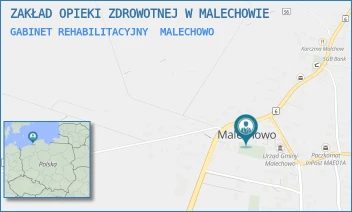 GABINET REHABILITACYJNY - ZAKŁAD OPIEKI ZDROWOTNEJ W MALECHOWIE - 21,  MALECHOWO