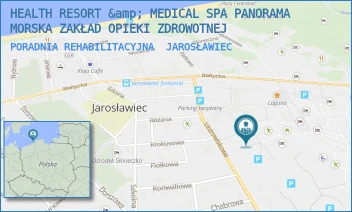 PORADNIA REHABILITACYJNA - HEALTH RESORT &amp; MEDICAL SPA PANORAMA MORSKA ZAKŁAD OPIEKI ZDROWOTNEJ - UZDROWISKOWA 15,  JAROSŁAWIEC