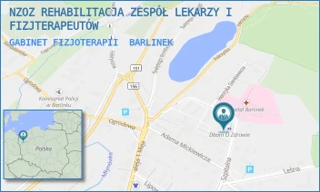 GABINET FIZJOTERAPII - NZOZ REHABILITACJA ZESPÓŁ LEKARZY I FIZJTERAPEUTÓW - SZPITALNA 11,  BARLINEK