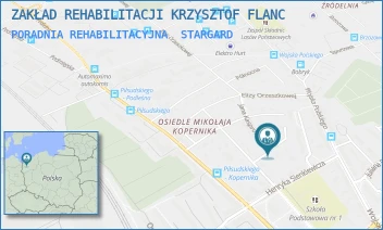 PORADNIA REHABILITACYJNA - ZAKŁAD REHABILITACJI KRZYSZTOF FLANC - KASPROWICZA 19A,  STARGARD