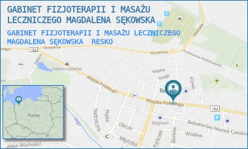 GABINET FIZJOTERAPII I MASAŻU LECZNICZEGO MAGDALENA SĘKOWSKA - GABINET FIZJOTERAPII I MASAŻU LECZNICZEGO MAGDALENA SĘKOWSKA - BOHATERÓW WARSZAWY 2/3,  RESKO