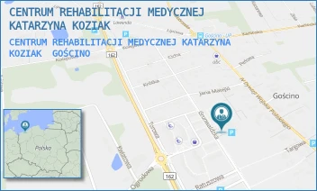 CENTRUM REHABILITACJI MEDYCZNEJ KATARZYNA KOZIAK - CENTRUM REHABILITACJI MEDYCZNEJ KATARZYNA KOZIAK - GRUNWALDZKA 14,  GOŚCINO