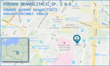OŚRODEK DZIENNY REHABILITACJI OGÓLNOUSTROJOWEJ - OŚRODEK REHABILITACJI SP. Z O.O. - PROSTA 42,  KIELCE