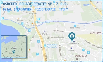 DZIAŁ (PRACOWNIA) FIZJOTERAPII - OŚRODEK REHABILITACJI SP. Z O.O. - UL. ALFONSA ZGRZEBNIOKA 22,  TYCHY
