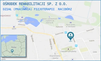 DZIAŁ (PRACOWNIA) FIZJOTERAPII - OŚRODEK REHABILITACJI SP. Z O.O. - UL. ZAMKOWA 4,  RACIBÓRZ
