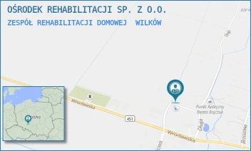 ZESPÓŁ REHABILITACJI DOMOWEJ - OŚRODEK REHABILITACJI SP. Z O.O. - UL. KOŚCIELNA 6,  WILKÓW