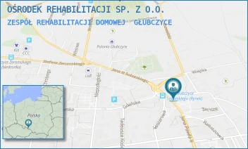 ZESPÓŁ REHABILITACJI DOMOWEJ - OŚRODEK REHABILITACJI SP. Z O.O. - UL. HENRYKA SIENKIEWICZA 1,  GŁUBCZYCE