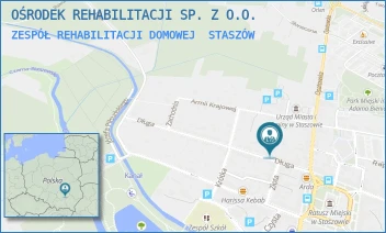 ZESPÓŁ REHABILITACJI DOMOWEJ - OŚRODEK REHABILITACJI SP. Z O.O. - DŁUGA 10/A,  STASZÓW