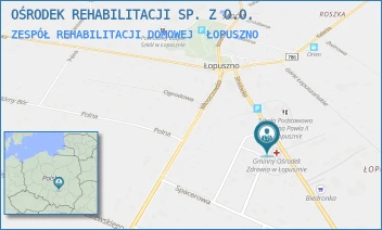 ZESPÓŁ REHABILITACJI DOMOWEJ - OŚRODEK REHABILITACJI SP. Z O.O. - STRAŻACKA 10,  ŁOPUSZNO