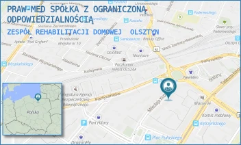 ZESPÓŁ REHABILITACJI DOMOWEJ - PRAW-MED SPÓŁKA Z OGRANICZONĄ ODPOWIEDZIALNOŚCIĄ - MIKOŁAJA KOPERNIKA 29-31,  OLSZTYN