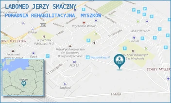 PORADNIA REHABILITACYJNA - LABOMED JERZY SMACZNY - UL. PRYMASA WYSZYŃSKIEGO 31,  MYSZKÓW