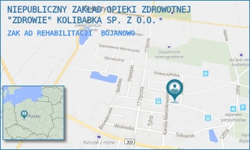 ZAKAD REHABILITACJI - NIEPUBLICZNY ZAKŁAD OPIEKI ZDROWOTNEJ "ZDROWIE" KOLIBABKA SP. Z O.O. - LIPOWA 2B,  BOJANOWO