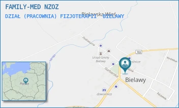 DZIAŁ (PRACOWNIA) FIZJOTERAPII - FAMILY-MED NZOZ - UL. RYNEK 4,  BIELAWY