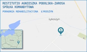 PORADNIA REHABILITACYJNA - RESTITUTIO AGNIESZKA PODOLSKA-ZAROSA SPÓŁKA KOMANDYTOWA - 21,  ŁYKOSZYN
