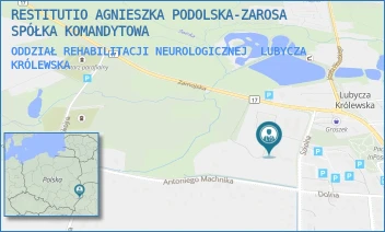 ODDZIAŁ REHABILITACJI NEUROLOGICZNEJ - RESTITUTIO AGNIESZKA PODOLSKA-ZAROSA SPÓŁKA KOMANDYTOWA - SZKOLNA 2,  LUBYCZA KRÓLEWSKA