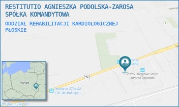 ODDZIAŁ REHABILITACJI KARDIOLOGICZNEJ - RESTITUTIO AGNIESZKA PODOLSKA-ZAROSA SPÓŁKA KOMANDYTOWA - 1,  PŁOSKIE
