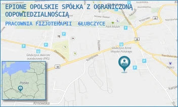 PRACOWNIA FIZJOTERAPII - EPIONE OPOLSKIE SPÓŁKA Z OGRANICZONĄ ODPOWIEDZIALNOŚCIĄ - UL. MORAWSKA 4/4,  GŁUBCZYCE