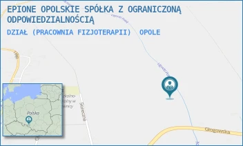 DZIAŁ (PRACOWNIA FIZJOTERAPII) - EPIONE OPOLSKIE SPÓŁKA Z OGRANICZONĄ ODPOWIEDZIALNOŚCIĄ - UL. GŁOGOWSKA 2,  OPOLE