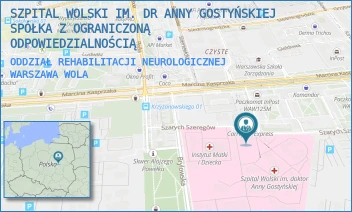 ODDZIAŁ REHABILITACJI NEUROLOGICZNEJ - SZPITAL WOLSKI IM. DR ANNY GOSTYŃSKIEJ SPÓŁKA Z OGRANICZONĄ ODPOWIEDZIALNOŚCIĄ - MARCINA KASPRZAKA 17,  WARSZAWA WOLA