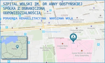 PORADNIA REHABILITACYJNA - SZPITAL WOLSKI IM. DR ANNY GOSTYŃSKIEJ SPÓŁKA Z OGRANICZONĄ ODPOWIEDZIALNOŚCIĄ - MARCINA KASPRZAKA 17,  WARSZAWA WOLA