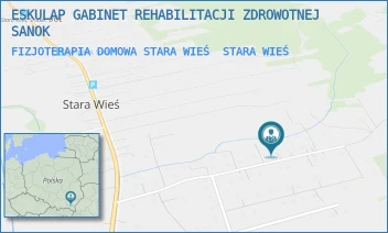 FIZJOTERAPIA DOMOWA STARA WIEŚ - ESKULAP GABINET REHABILITACJI ZDROWOTNEJ SANOK - STARA WIEŚ 601,  STARA WIEŚ