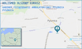 GABINET FIZJOTERAPII AMBULATORYJNEJ PYSZNICA - HOLISMED OLSZOWY ŁUKASZ - UL. WOLNOŚCI 295A,  PYSZNICA