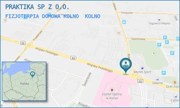 FIZJOTERPIA DOMOWA KOLNO - PRAKTIKA SP Z O.O. - WOJSKA POLSKIEGO 46,  KOLNO