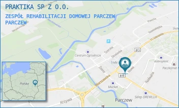 ZESPÓŁ REHABILITACJI DOMOWEJ PARCZEW - PRAKTIKA SP Z O.O. - NOWA 13,  PARCZEW