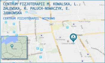 CENTRUM FIZJOTERAPII - CENTRUM FIZJOTERAPII M. DOLATA, L. ZALEWSKA, K. PALUCH-NOWACZYK, E. JANKOWSKA - POLNA 4A,  WITKOWO