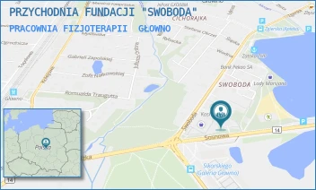 PRACOWNIA FIZJOTERAPII - PRZYCHODNIA FUNDACJI "SWOBODA" - UL. SOSNOWA 4,  GŁOWNO