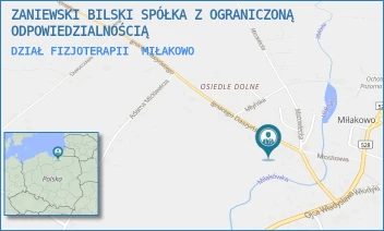 DZIAŁ FIZJOTERAPII - ZANIEWSKI BILSKI SPÓŁKA Z OGRANICZONĄ ODPOWIEDZIALNOŚCIĄ - DASZYŃSKIEGO 20,  MIŁAKOWO