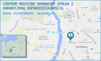 DZIAŁ FIZJOTERAPII - CENTRUM MEDYCZNE KROMAKORP SPÓŁKA Z OGRANICZONĄ ODPOWIEDZIALNOŚCIĄ - UL. LIGONIA 10A,  GŁUCHOŁAZY
